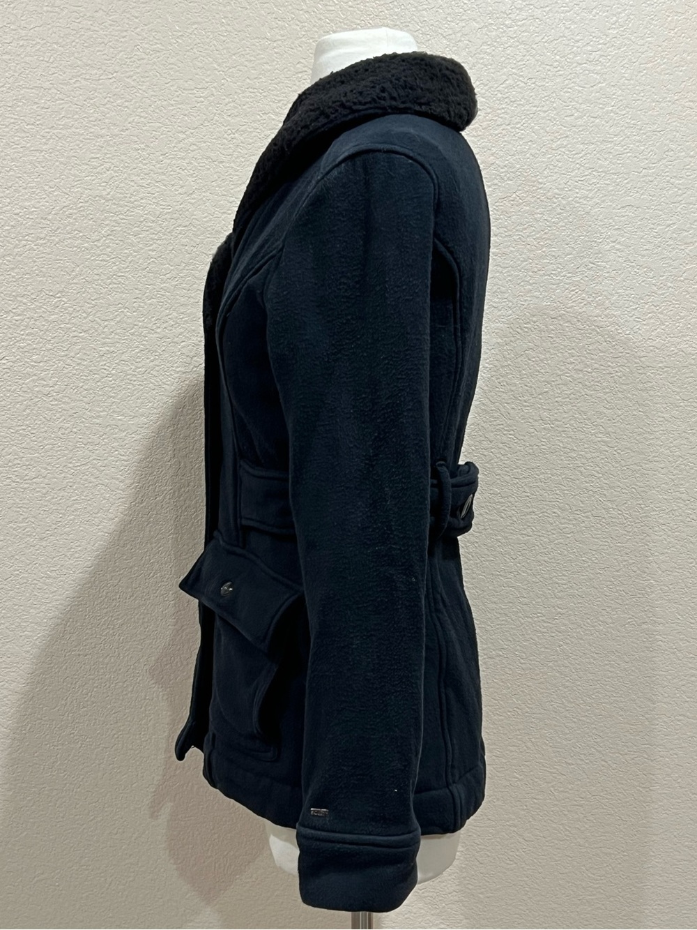 OBEY Black Fleece Peacoat Jacket Size Medium - Picture 5 of 11